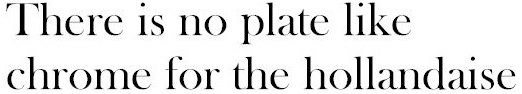 Text sample in Baskerville